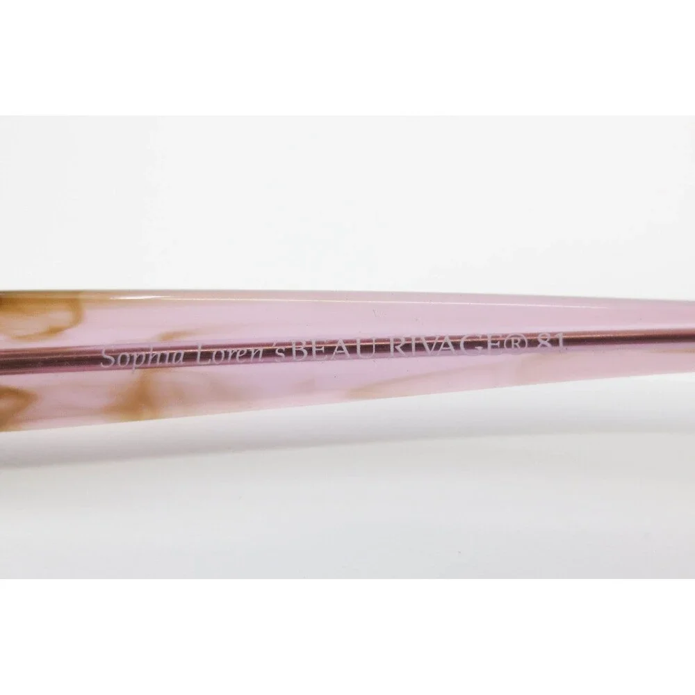 Sophia Loren Beau Rivage 81 Eyeglasses Frames Zyloware 003 Rose Gold Pink